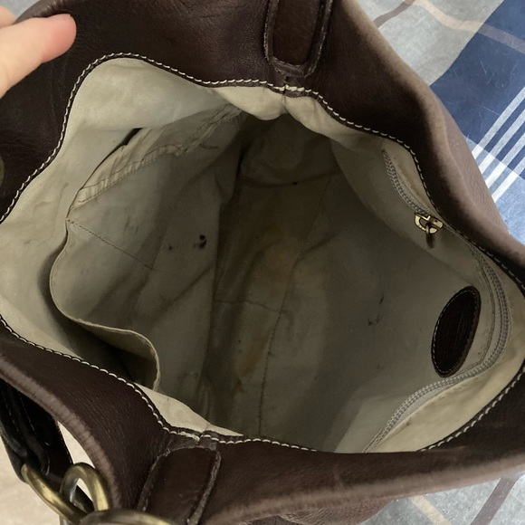 Roots Dark Brown Leather Bag - Picture 8 of 9